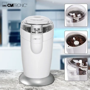 Clatronic Electric Coffee Grinder - White KSW 3306