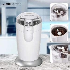 Clatronic Electric Coffee Grinder - White KSW 3306