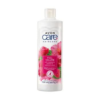 Avon Care Raspberry Extracts & Hibiscus 2-in-1 Shampoo & Conditioner 700 ML