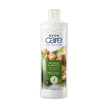 Avon Care Avocado & Almond Oil 2-in-1 Shampoo & Conditioner 700 ML