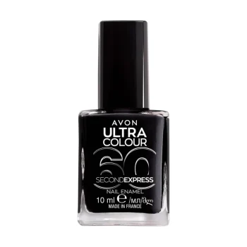 Avon Nail Enamel Ultra Color Restage Nail Rocket - Power Black