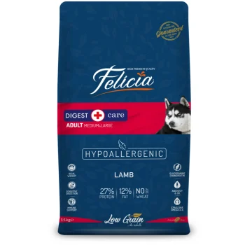 Felicia Low Grain Adult Medium-Large Dog Food With Lamb 15kg