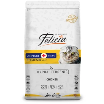 Felicia Low Grain Sterilesed Cat Food With Chicken 2kg