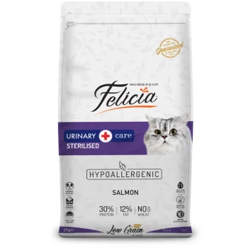 Felicia Low Grain Sterilesed Cat Food With Salmon 2kg