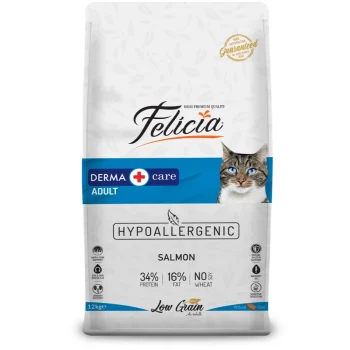 Felicia Low Grain Adult Cat Food With Salmon 12kg