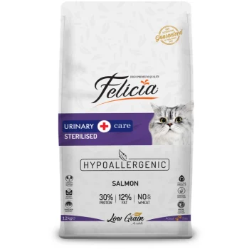 Felicia Low Grain Sterilesed Cat Food With Salmon 12kg