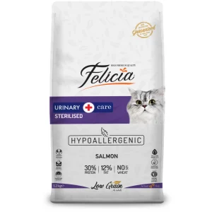 Felicia Low Grain Sterilesed Cat Food With Salmon 12kg