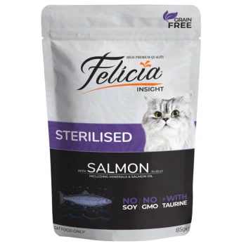 Felicia For Sterilized Cats With Salmon In Jelly 85gr