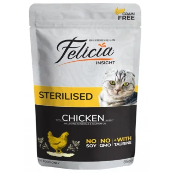 Felicia For Sterilized Cats With Chicken In Jelly 85gr