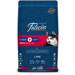Felicia Low Grain Adult Medium-Large Dog Food With Lamb 3kg