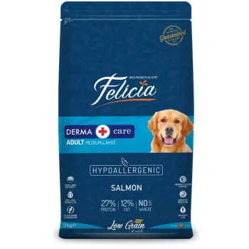 Felicia Low Grain Adult Dog Medium-Large Dog Food With Salmon 3kg