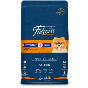 Felicia Low Grain Adult Dog Small-Mini Dog Food With Salmon 6kg