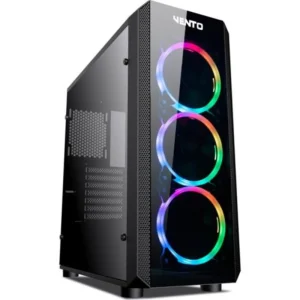 VENTO VG10F 3x120mm Mid TOWER TEMPERLİ CAMLI
