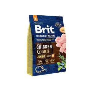 Brit Dog Premium by Nature Junior Chicken M 3kg