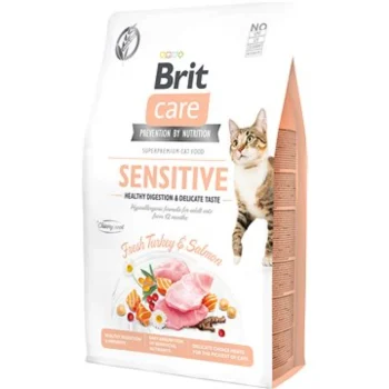 Brit Care Cat Grain-Free Sensitive Healthy Digestion & Delicate Taste 2kg