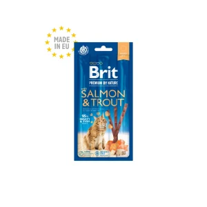 Brit Premium by Nature Cat Sticks with Salmon & Trout (3 sticks)