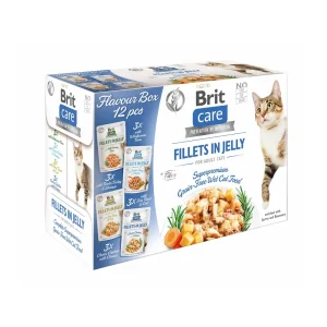 Brit Care Cat Flavour box Fillet in Jelly, 4*3 pcs. (12*85 g)