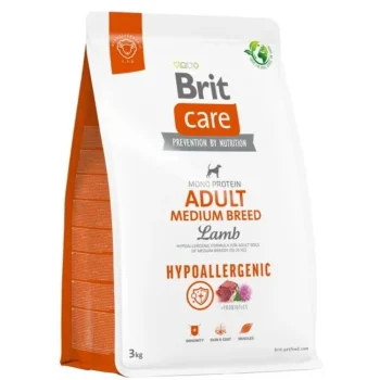 Brit Care Dog Hypoallergenic Adult Medium Breed Lamb 3kg
