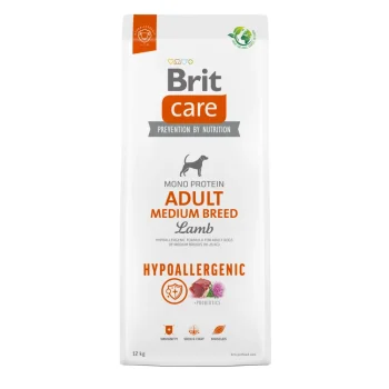 Brit Care Dog Hypoallergenic Adult Medium Breed Lamb 12kg