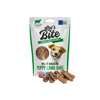 Let’s Bite Meat Snacks Puppy Lamb Bars 80 g