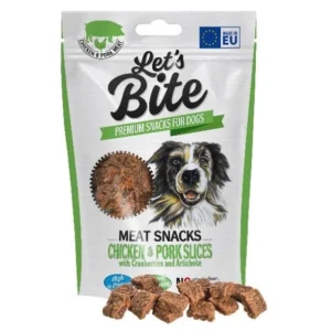 Let’s Bite Meat Snacks Chicken & Pork Slices with Cranberries 80 g
