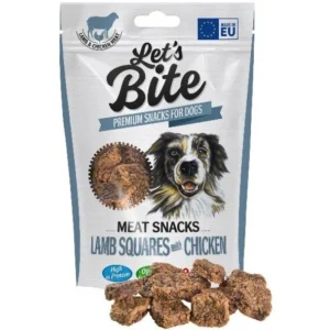 Let’s Bite Meat Snacks Lamb Squares with Chicken 80 g