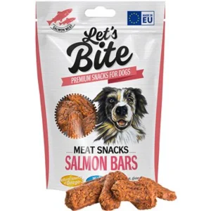 Let’s Bite Meat Snacks Salmon Bars 80 g