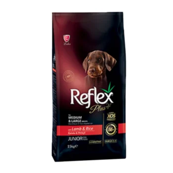 Reflex Plus Medium Large Breed Junior Food With Lamb & Rice 15kg