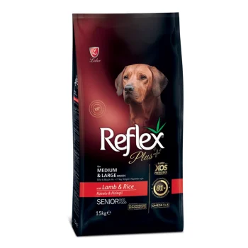 Reflex Plus Medium Large Breed Senior Dog Food With Lamb & Rice 15kg