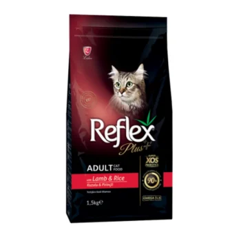 Reflex Plus Adult Cat Food With Lamb & Rice 1.5kg
