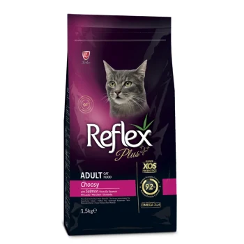Reflex Plus Adult Cat Food Choosy With Salmon Feminist Start Ast 1.5kg