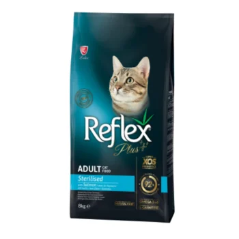 Reflex Plus Sterilized Adult Cat Food With Salmon 8kg