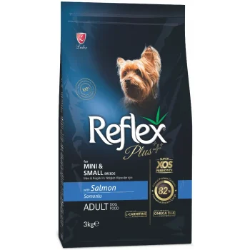 Reflex Plus Mini Small Breed Breed Adult Dog Food With Salmon 3kg