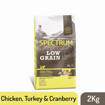 Spectrum Kitten Cat Low Grain 38/18 Chicken-Turkey&Cranberry 2kg