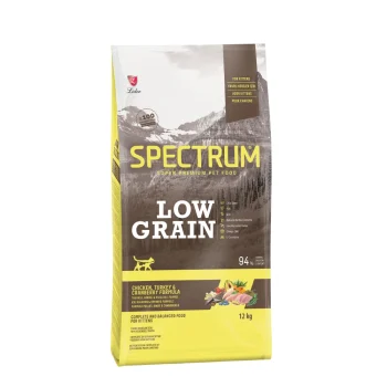Spectrum Kitten Cat Low Grain 38/18 Chicken-Turkey&Cranberry 12kg
