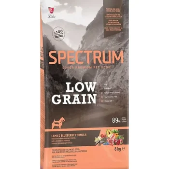 Spectrum Small Breed Adult Dog Low Grain 30/18 Lamb&Blueberry 8kg