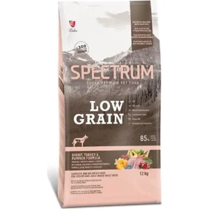 Spectrum M-L Breed Adult Dog Low Grain 28/14 Rabbit Duck&Pumpkin 12kg