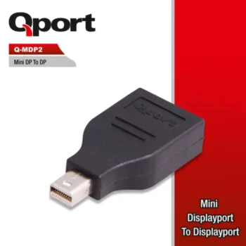 AKSESUAR QPORT Q-MDP2 Mini DP TO DP CEVIRICI
