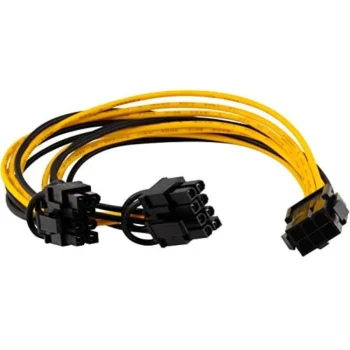 6 Pin Pcie To 2 X Pcie 8 (6+2) Pin Converter Cable