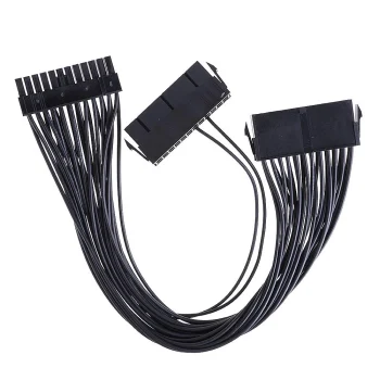 24 Pin Dual Power Supply Extension Cable