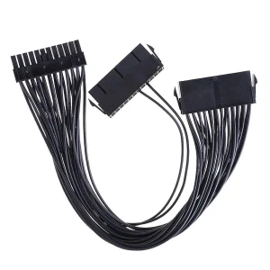 24 Pin Dual Power Supply Extension Cable