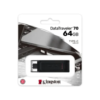 Kingston 64gb Usb-C 3.2 Gen1 Dt70/64gb Flash Disk Usb Memory