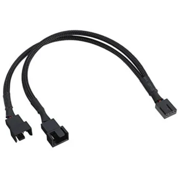 Cable 4 Pin Fan Power Splitter To 1 X 3 Pin + 1 X 4pin Power Pin