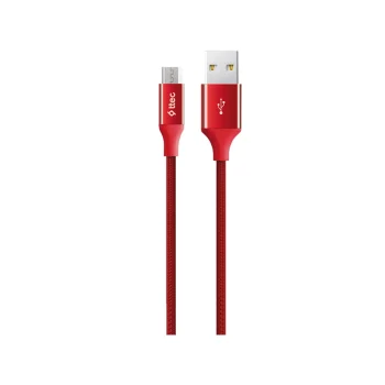 TTEC 2DK11K AlumiCable 120 cm Micro USB - USB kablo KIRMIZI