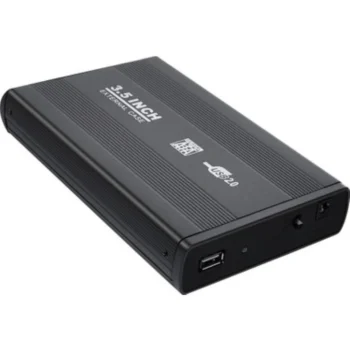External Hdd Box 3.5 "Usb 2.0 Sata Black