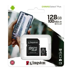 Kingston 128GB MICRO SD CANVAS SELECT PLUS SDCS2/128GB Memory Card