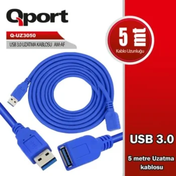 Qport Q-UZ3050 5MT USB 3.0 USB Extension Cable