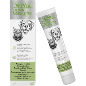 Vetvex Calm-In Paste for Cat and Dog Anxiety and Anti-Stress Support 100gr