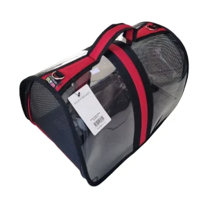 Pet Transport Bag S - RedTransparent