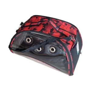 Pet Transport Bag M - RedTransparent